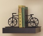 Cast Iron Vintage Bicycle Shaped 10 5 Inch Bookends