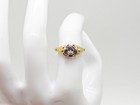 Antique 1920s  2400  25ct Natural Alexandrite 14k Yellow Gold Filigree Ring