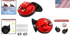 Moly Magnolia 300db Super Loud Train Horn  2pcs Car Air Electric Snail Double