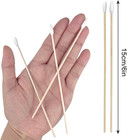 500 200pcs Gun Cleaning Swabs - 6 Inch Long Cotton Swabs - Lint Free  Highly Abs