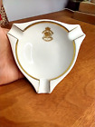 Vintage Madrid Palace Hotel White Porcelain Ashtray Souvenir From Spain