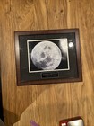 Framed Moon Photo W  Astronaut Signatures Coa Aldrin Glenn Lovell Collins Bean