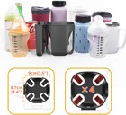 2-in-1 Universal Stroller Cup Holder Phone Mount For Bike Walker Wheelchair Fast