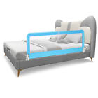 59  Breathable Baby Children Toddlers Bed Rail Guard Safety Swing Down Blue