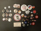 Vintage Political Button Lot Nixon  Kennedy  Ike  Dewey  Clinton 39 Pinbacks