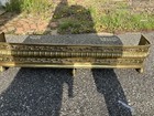 Antique 19th Century Brass Fireplace Fender