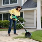 Cordless Edger Lawn Tool  20v 9  Blade 4000mah Battery Charger  3-position Depth