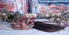 Devil Demon Wood Mask Real Horns   Hair Handmade Guerrero Nahua Mexican Folk Art