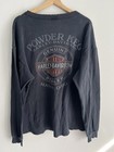 Vtg Harley Davidson Longsleeve Thermal Shirt Sweater Thrash