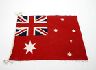 Ww2 Cotton Linen Anzac Solider s Australian Army Red Ensign Flag - Australia