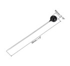 480 Pcs Round Pearl Head Sewing Pins Straight Pins Head Pins 1 5 Inch -  blac   