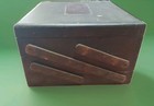 Vintage M  Hohner World Renowned Harmonica Wood Display Accordion Case