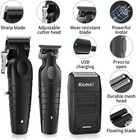Professional  Hair Clipper Trimmer Shaver  Barber Kit Cordless  Rechargeable