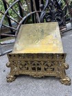 Circa 1880 Gothic Revival Brass Church Bible Stand
