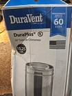 Duravent 6 x36  Duraplus Triple-wall Galv Steel Wood Stove Chimney Pipe  dented 