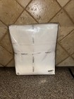 Woolroom 100  Organic Cotton White  King Oxford Style Comforter Cover 102x92 New