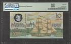 Australia 10 Dollars World 1st Polymer Banknote Specimen P-49as 1988 Pmg 55 Aunc