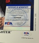 Wwe Sgt Slaughter P-524 Signed 8x10 Original Promo Photo With Psa Coa Very Rare