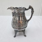 Antique Simpson Hall Miller   Co  Silver Plate Sugar Bowl And Creamer Set 1899