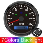 6 Gauge Set 85mm Gps Speedometer 0-160mph Turn Signal High Beam Waterproof