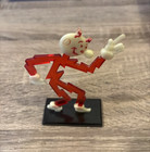 Vintage Reddy Kilowatt Red Business Card Figure Black Stand - Electrician s Gift