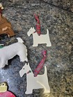 Mixed Lot Of 15 Scottish Terrier   West Highland Terrier Christmas Ornaments