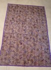 Purple Handmade Quilt Patchwork  Batiks 73 5  X 49 