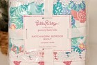 Pottery Barn Kids Lilly Pulitzer Patchwork Border Toddler Quilt - 36  X 50 - New