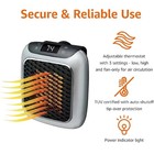 800w Wall Outle Handy Space Heater Portable Electric Heater Home With Thermostat