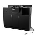 Pro Salon Backwash Sink Bowl Shampoo Station With Drawer usb p Trap Outlets