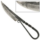 Lot Of 3 Viking German Iron Age Hand Forged Carbon Steel Curved Antiqued Knife