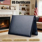A4 Us Citizenship Certificate Folder Pu Protector For Naturalization Document