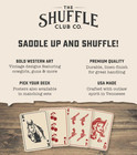 Western Playing Cards     Vintage Cowboy Deck With Custom Artwork     Poker   Bla   