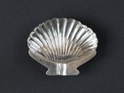 Vintage Mexican Sterling Silver Shell Ashtray   Dish - 18 9 Grams