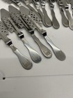 Lot Of 17 Lucid Absinthe Spoons Stainless Steel Slotted Barware Sugar Spoons
