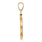 1 10 Oz  5 American Gold Eagle Coin Bezel 16 5mm Twisted 14k Yellow Gold