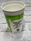 Nickolodeon 1990 Pizza Hut Studio Slime Plastic Cup Vintage Very Good Condition
