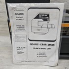 Vintage Sears Craftsman 10-inch Band Saw 113 244500 1 3 Hp Woodworking