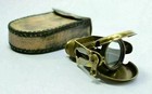 Vintage Antique Brass Monocular Telescope Nautical Spyglass Working Binocular