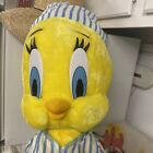 Vintage Looney Tunes Tweety Bird 1997 Jumbo Bedtime  30  Plush Stuffed Toy   Tag