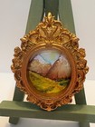 Original One Only Watercolor Painting Framed W stand 1 12 Dollhouse Miniature