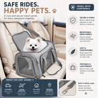 Airline Approved Pet Carrier Bag Soft Sided Travel Tote For Dogs Cats Portable