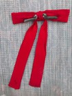 Red Clip On Bow Tie Delhi Ny