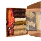 Sunset Latch Hook Kit  thistles  24x36 Inches Floral Tapestry Wall Art Craft Vtg