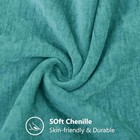 Chenille Summer Throw Pillow Covers 18x18 Inch 18  X 18   pack Of 2  Turquoise