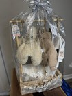 New Baby Gift Basket   Newborn Clothes  Plush Bear  Blanket baby Shower Gift