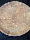 Vintage antique  Asian 8  Ceramic Plate W makers Mark seal Intricate Pattern