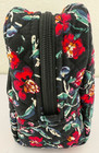 Vera Bradley  perennials Noir  Large Cosmetic Bag  Cotton  28419-18242  Nwt