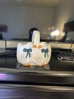 Vintage Bisque Porcelain Geese Basket 5 5 h X 5 75 w X 3 d 