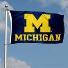 Michigan Wolverines 3 x5  Flag Banner   100  Full Color On Both Sides Of Flag  